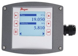 Dwyer A-IEF-DSP Insertion Electromagnetic Flow Transmitter Display