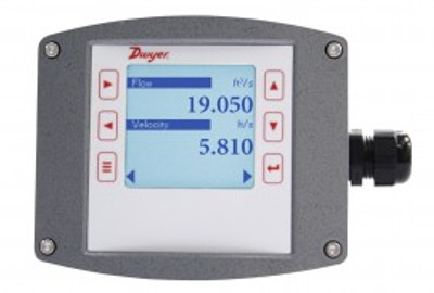 Dwyer IEF Insertion Electromagnetic Flow Transmitter with BACnet/Modbus Communication Output and LCD display