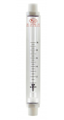 Dwyer VFCII-121 Flow Meter, 5" Scale, 4-25 SCFM Air