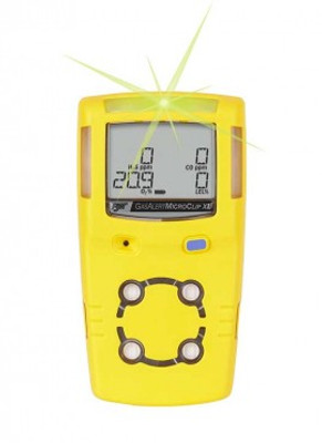 Honeywell BW MicroClip XL Series Multi-Gas Detector, O2/LEL/CO/H2S, yellow Honeywell BW MicroClip XL Series Multi-Gas Detector, O2/LEL/CO/H2S, yellow
