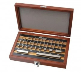 Mitutoyo 516-550-56 Imperial Gauge Block Rectangular Steel Set, 35, grade K