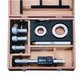 Mitutoyo 468-978 Digital 3-Point Internal Micrometer Kit, 0.8 to 2" (20.32 to 50.8 mm)