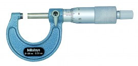 Mitutoyo 103-213 Outside Micrometer Economy Design, 36 to 37