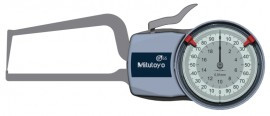 Mitutoyo 209-406 External Dial Caliper Gauge, 0.03 mm