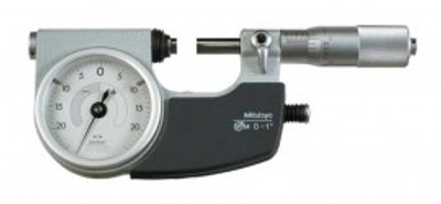Mitutoyo 510-131 Indicating Micrometer, 0 to 1" (0 to 25.4 mm) Mitutoyo 510-131 Indicating Micrometer, 0 to 1" (0 to 25.4 mm)