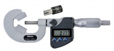 Mitutoyo 314-262-30 Digimatic V-Anvil Micrometer, 10 to 25 mm