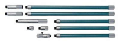 Mitutoyo 137-205 Hardened Face Tubular Inside Micrometer, 50 to 1500 mm