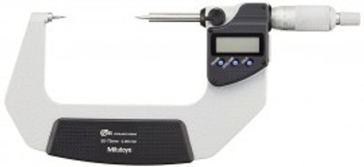 Mitutoyo 342-253-30 Point Micrometer with SPC, 15°, 50 to 75 mm Mitutoyo 342-253-30 Point Micrometer with SPC, 15°, 50 to 75 mm