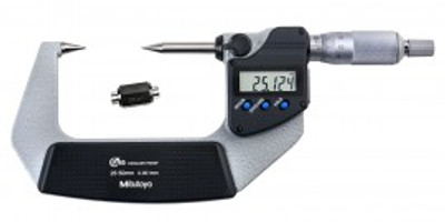 Mitutoyo 342-262-30 Point Micrometer with SPC, 30°, 25 to 50 mm Mitutoyo 342-262-30 Point Micrometer with SPC, 30°, 25 to 50 mm