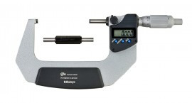 Mitutoyo 293-247-30 Coolant Proof Micrometer with ratchet thimble, 75 to 100 mm