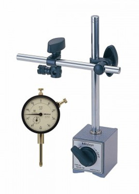 Mitutoyo 64PKA079B Dial Indicator and Magnetic Stand Set, 0 to 1", imperial