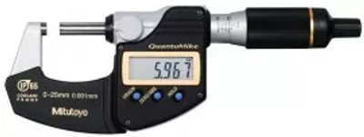 Mitutoyo 293-145-30 QuantuMike Micrometer, 0 to 25 mm, 0.001 mm Mitutoyo 293-145-30 QuantuMike Micrometer, 0 to 25 mm, 0.001 mm