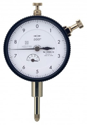 Mitutoyo 2358AB-10 Series 2 Standard Flat-Back Dial Indicator, 0.5", SAE Mitutoyo 2358AB-10 Series 2 Standard Flat-Back Dial Indicator, 0.5", SAE