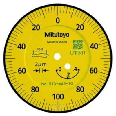 Mitutoyo 513-445-10A Horizontal Dial Test Indicator, Tilted Plus Set, 0.4mm Range Mitutoyo 513-445-10A Horizontal Dial Test Indicator, Tilted Plus Set, 0.4mm Range