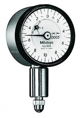 Mitutoyo 1923AB-10 Series 0 Compact Flat-Back Dial Indicator, 0 to 0.05", 0.005" graduation Mitutoyo 1923AB-10 Series 0 Compact Flat-Back Dial Indicator, 0 to 0.05", 0.005" graduation