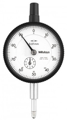 Mitutoyo 2056A-01 Series 2 Metric ANSI/AGD Type Dial Indicator with lug back, 25 mm, 0.01 mm Mitutoyo 2056A-01 Series 2 Metric ANSI/AGD Type Dial Indicator with lug back, 25 mm, 0.01 mm