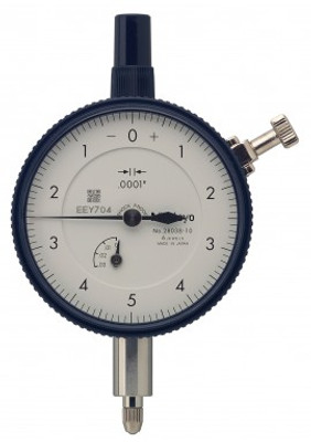 Mitutoyo 2803AB-10 Series 2 Standard Flat-Back Dial Indicator, 0.025", SAE Mitutoyo 2803AB-10 Series 2 Standard Flat-Back Dial Indicator, 0.025", SAE
