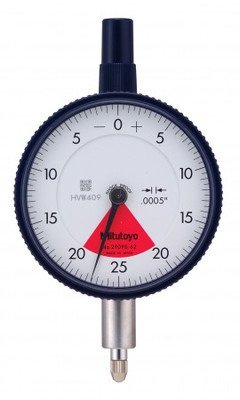 Mitutoyo 2909AB-62 Series 2 Standard One Revolution Flat-Back Dial Indicator, 0.04", SAE Mitutoyo 2909AB-62 Series 2 Standard One Revolution Flat-Back Dial Indicator, 0.04", SAE