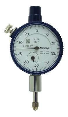 Mitutoyo 1410AB Series 1 Compact Dial Indicator, 0.25", 0.001" graduation Mitutoyo 1410AB Series 1 Compact Dial Indicator, 0.25", 0.001" graduation
