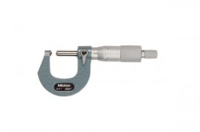 Mitutoyo 115-253 Micrometer, Spherical Face, 0-1in, 0.00015in Mitutoyo 115-253 Micrometer, Spherical Face, 0-1in, 0.00015in