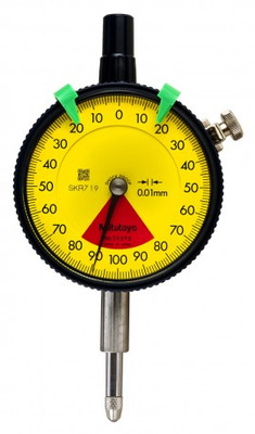 Mitutoyo 2959A Series 2 1-Revolution Dial Indicator, 1.6 mm/2 mm, 0.01 mm graduation Mitutoyo 2959A Series 2 1-Revolution Dial Indicator, 1.6 mm/2 mm, 0.01 mm graduation