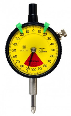 Mitutoyo 2959AB Series 2 Standard One Revolution Flat-Back Dial Indicator, 1.6 mm, Metric Mitutoyo 2959AB Series 2 Standard One Revolution Flat-Back Dial Indicator, 1.6 mm, Metric