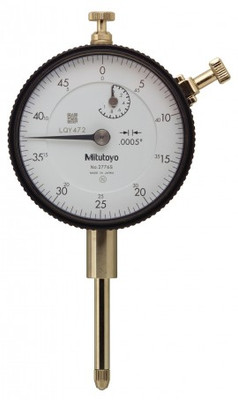 Mitutoyo 2776AB Series 2 Standard Flat-Back Dial Indicator, 1", SAE Mitutoyo 2776AB Series 2 Standard Flat-Back Dial Indicator, 1", SAE