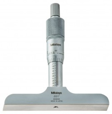 Mitutoyo 128-106 128 Series Depth Micrometer, 0 to 1" Mitutoyo 128-106 128 Series Depth Micrometer, 0 to 1"