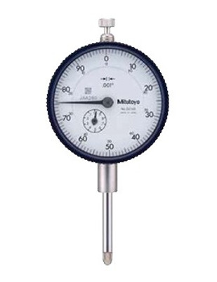 Mitutoyo 2417A Dial Indicator, Long Stroke, 1in, .001in, Dial-Lug Back, 0-50-0 Mitutoyo 2417A Dial Indicator, Long Stroke, 1in, .001in, Dial-Lug Back, 0-50-0