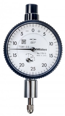 Mitutoyo 1781AB Series 1 Compact Small Diameter Dial Indicator, 0.125", SAE Mitutoyo 1781AB Series 1 Compact Small Diameter Dial Indicator, 0.125", SAE