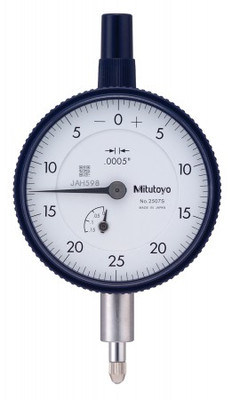 Mitutoyo 2507A Series 2 Standard Dial Indicator with Lug, 0.125", SAE Mitutoyo 2507A Series 2 Standard Dial Indicator with Lug, 0.125", SAE