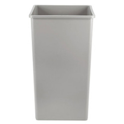 Rubbermaid FG395900BEIG Untouchable Square Container/Trash Can