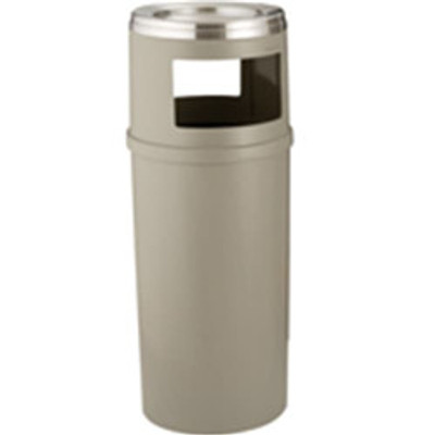 Rubbermaid FG818588BEIG Ash/Trash Classic Container/Trash Can without Doors