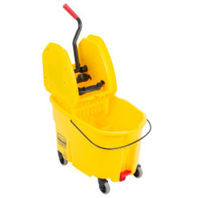 Rubbermaid FG757688YEL WaveBrake® 44 Qt Down Press Combo Rubbermaid FG757688YEL WaveBrake® 44 Qt Down Press Combo