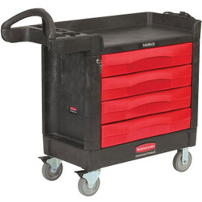 Rubbermaid FG451388BLA TradeMaster® Cart with 4 Drawer Cart Rubbermaid FG451388BLA TradeMaster® Cart with 4 Drawer Cart