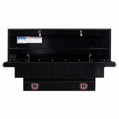 Model 131-5-03 Saddle Box, Aluminum, Gloss Black