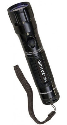 Spectroline NDT OLX-365FL OPTI-LUX Inspection Flashlight, Standard Intensity, Clear Filter, 365nm