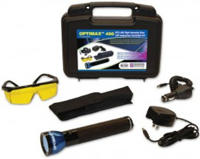 Spectroline NDT OPX-450 OPTIMAX LED Inspection Lamp, Blue Light, 450nm