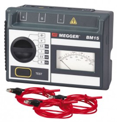 Megger BM15 (6410-919) Analog 5 kV Insulation Tester Megger BM15 (6410-919) Analog 5 kV Insulation Tester