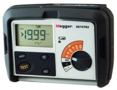 Megger DET4TR2 4-Terminal Digital Ground Tester with 2/3/4 point testing Megger DET4TR2 4-Terminal Digital Ground Tester with 2/3/4 point testing