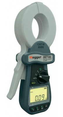 Megger DET14C Clamp-On Ground Tester, 0.05 to 1500 Ω Megger DET14C Clamp-On Ground Tester, 0.05 to 1500 Ω