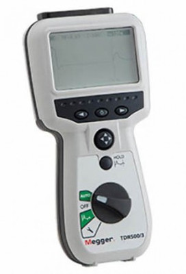 Megger 1002-227 TDR500/3 Handheld Time Domain Reflectometer, 1.5 m connector Megger 1002-227 TDR500/3 Handheld Time Domain Reflectometer, 1.5 m connector