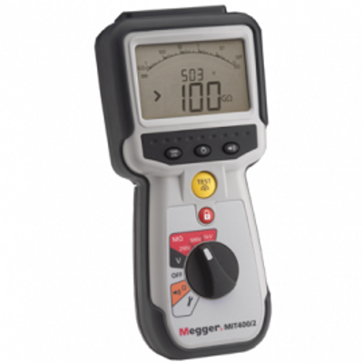 Megger MIT400/2 CAT IV Insulation Tester, 250/500/1000 V Megger MIT400/2 CAT IV Insulation Tester, 250/500/1000 V