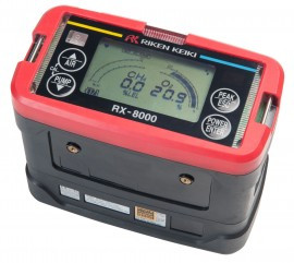 RKI RX-8000 Series Portable Sample Draw Gas Detector with alkaline battery pack/methane calibration, 0 to 100 % volume CH4, 0 to 25 % O2