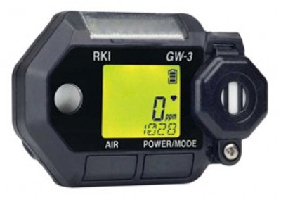 RKI GasWatch3 Single Gas Detector with wrist band, CO/O2 RKI GasWatch3 Single Gas Detector with wrist band, CO/O2