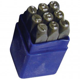 ATD Tools 9601 Number Stamp Set, 3/16", 9-piece