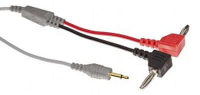 Hioki 9094 3.5mm Mini-to-Banana Plug Output Cord, 4.92ft