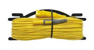 Hioki L9843-51 Yellow Measurement Cable with Flat Cable Winder, 164.06ft