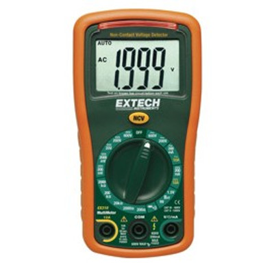 Extech EX310-NIST Multimeter/Non-Contact Voltage Detector, 600V/10A/2000k½, includes Traceable Calibration Certificate Extech EX310-NIST Multimeter/Non-Contact Voltage Detector, 600V/10A/2000k½, includes Traceable Calibration Certificate