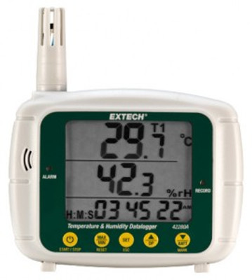 Extech 42280A-NIST Temperature and Humidity Data Logger, -4 to 158°F, 0 to 100% RH, includes Traceable Certificate Extech 42280A-NIST Temperature and Humidity Data Logger, -4 to 158°F, 0 to 100% RH, includes Traceable Certificate